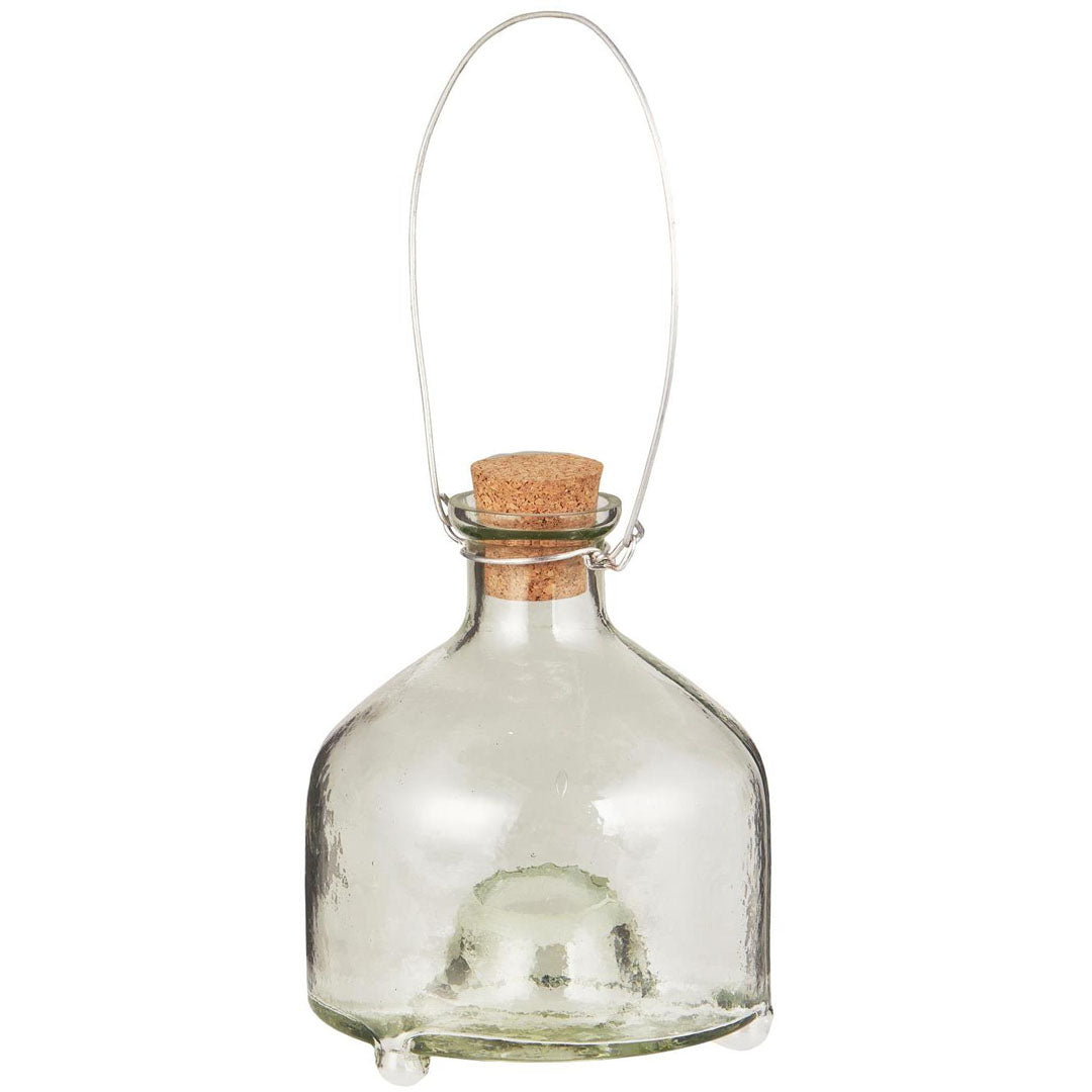 Ib Laursen – Wespenfalle aus Glas & Kork, H15 Ø11 cm