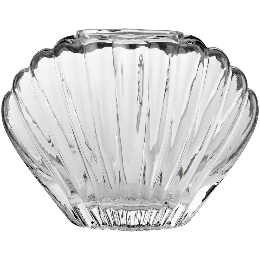 Ib Laursen – Muschelvase aus klarem Glas