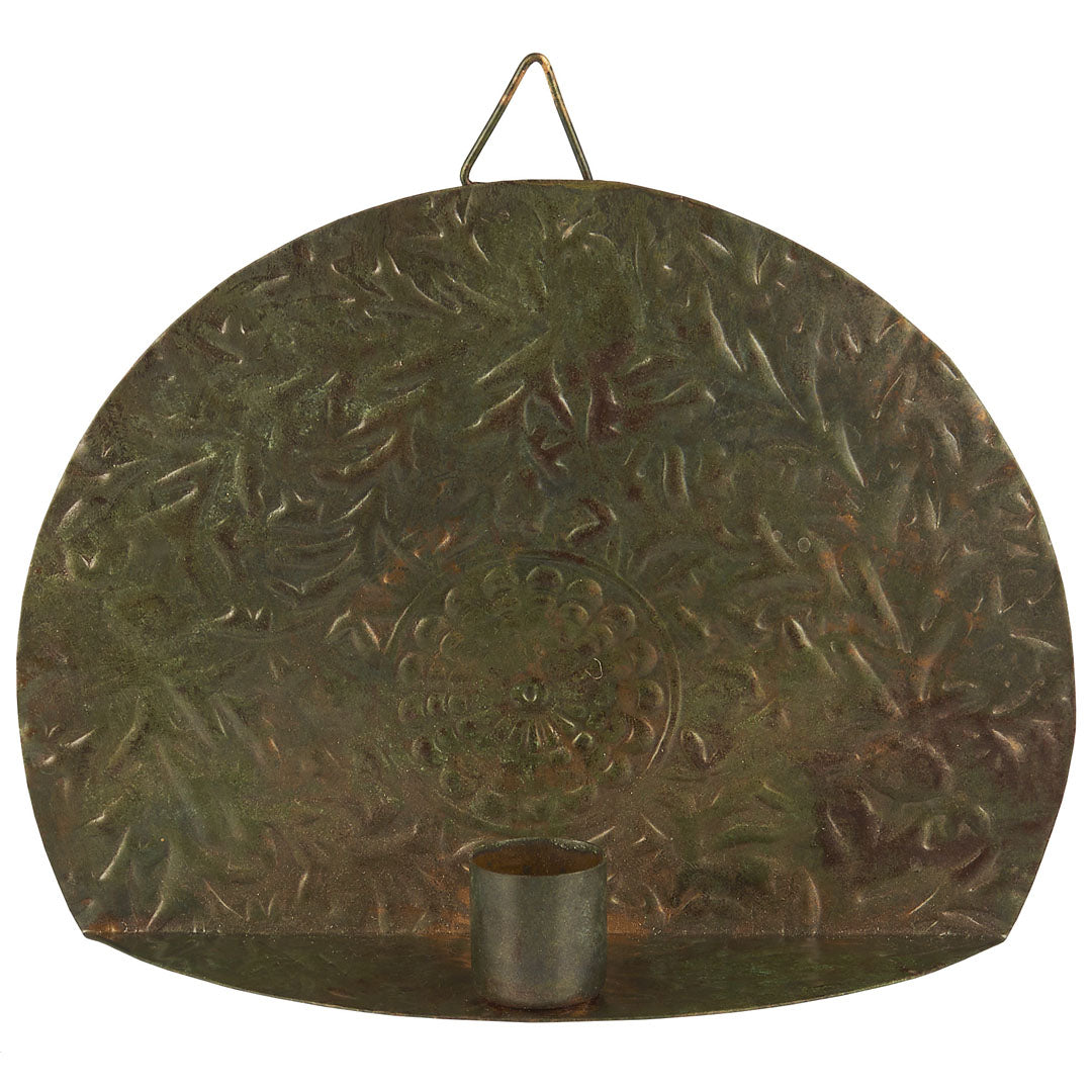 Ib Laursen - Wandkerzenhalter für 2,2 cm Kerzen, grüne Patina
