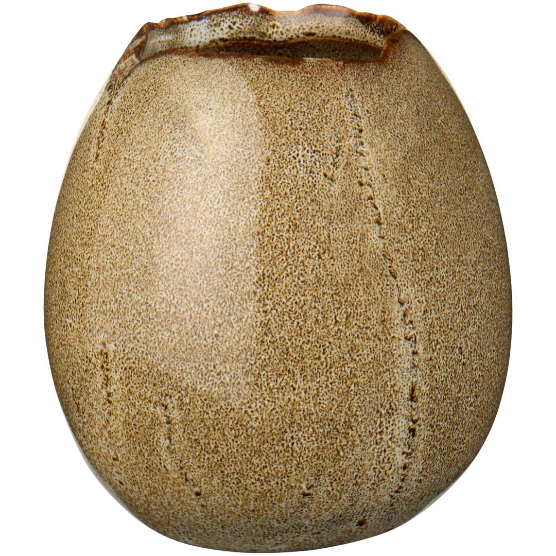 Ib Laursen – Vase für 1 Blume – Ei, braun – Groß