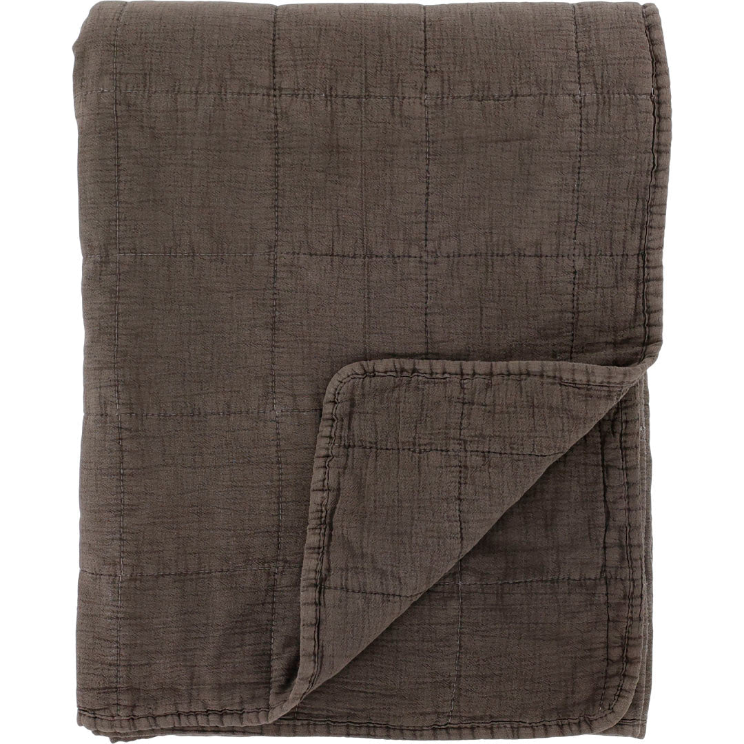 Chic Antique - Vintage Quilt Steppdecke Mokka 130x180 cm