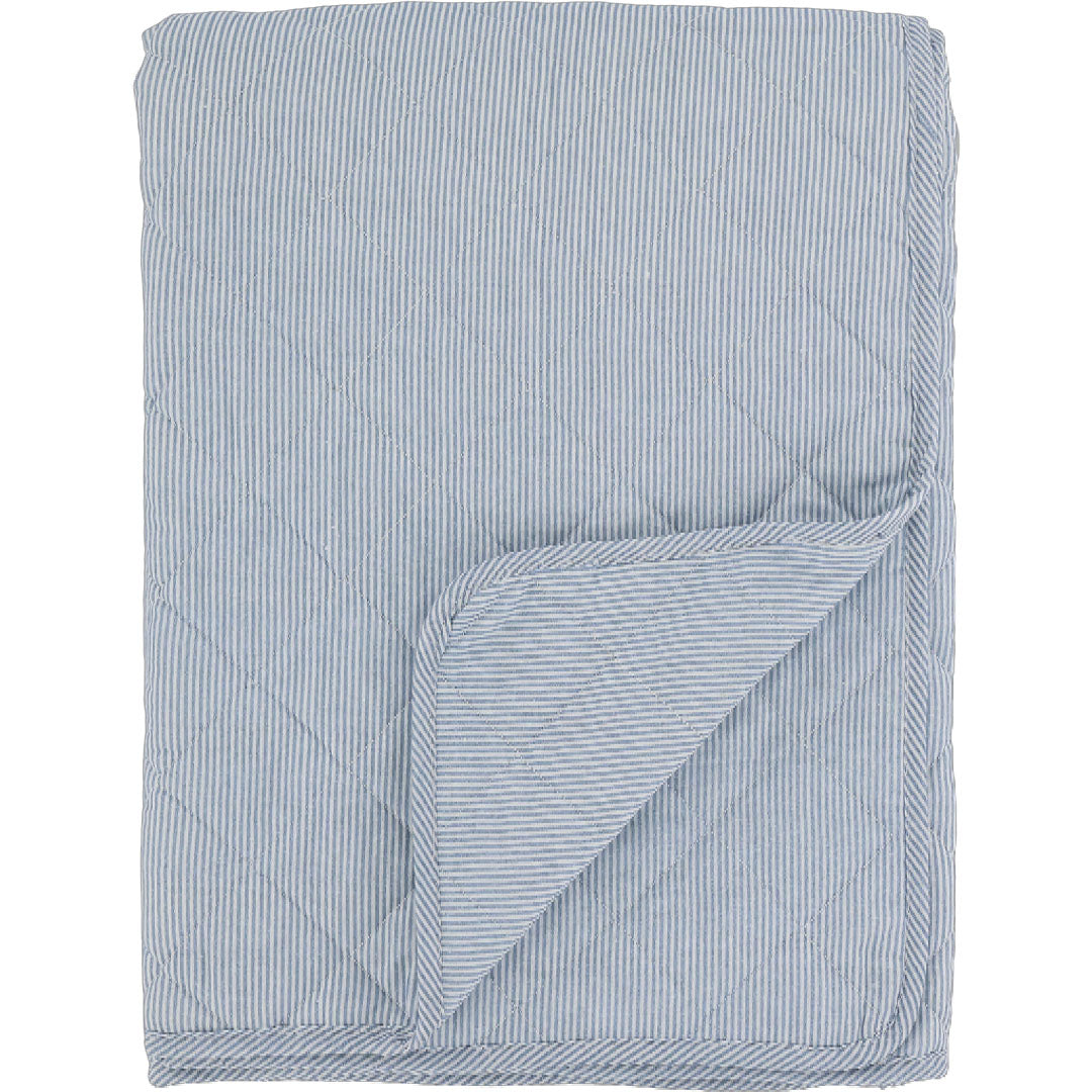 Chic Antique - Vintage Quilt Steppdecke mit Matrosenstreifen 130x180 cm