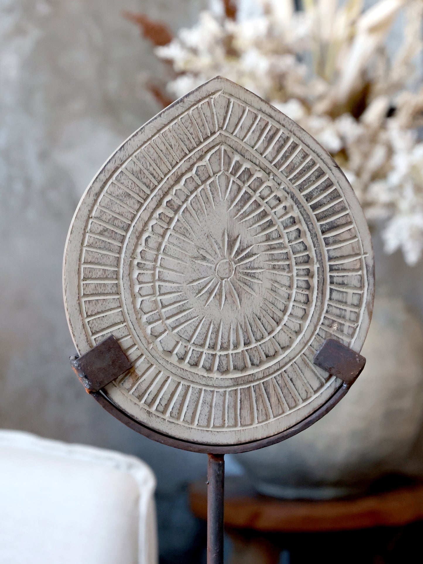 Chic Antique – Deko auf Fuß, H51/L20/B10 cm, Natur