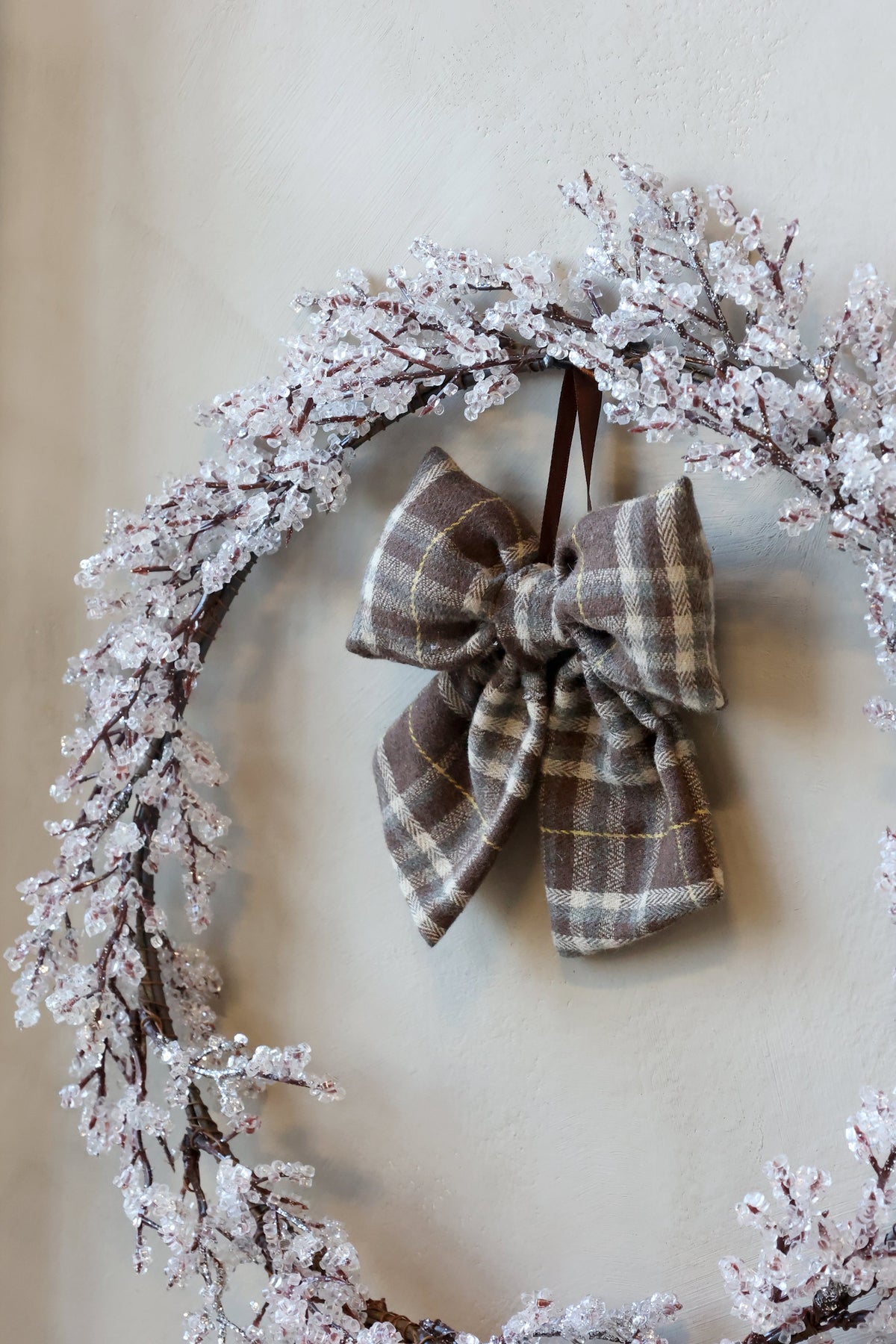 Chic Antique – Bereifter Kranz Ø45 cm – Natur | Handgefertigter Weihnachtskranz