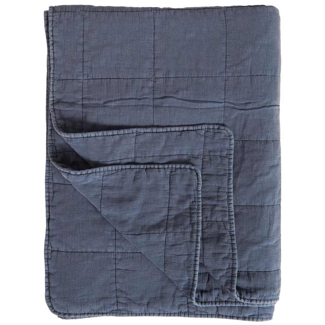 Ib Laursen – Klassische Steppdecke Indigo 130x180 cm