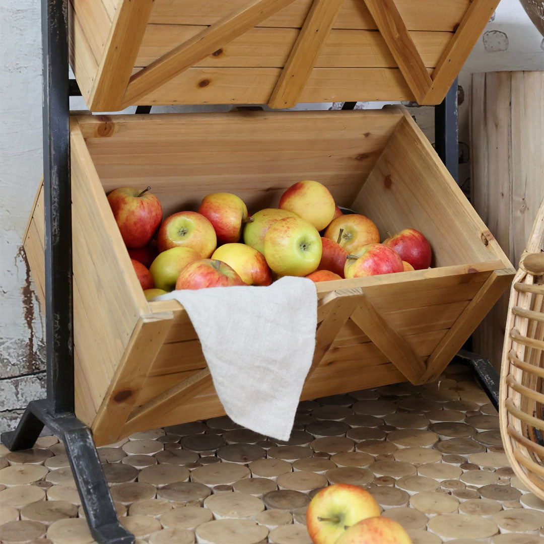Chic Antique - Korbständer mit 3 Schubladen