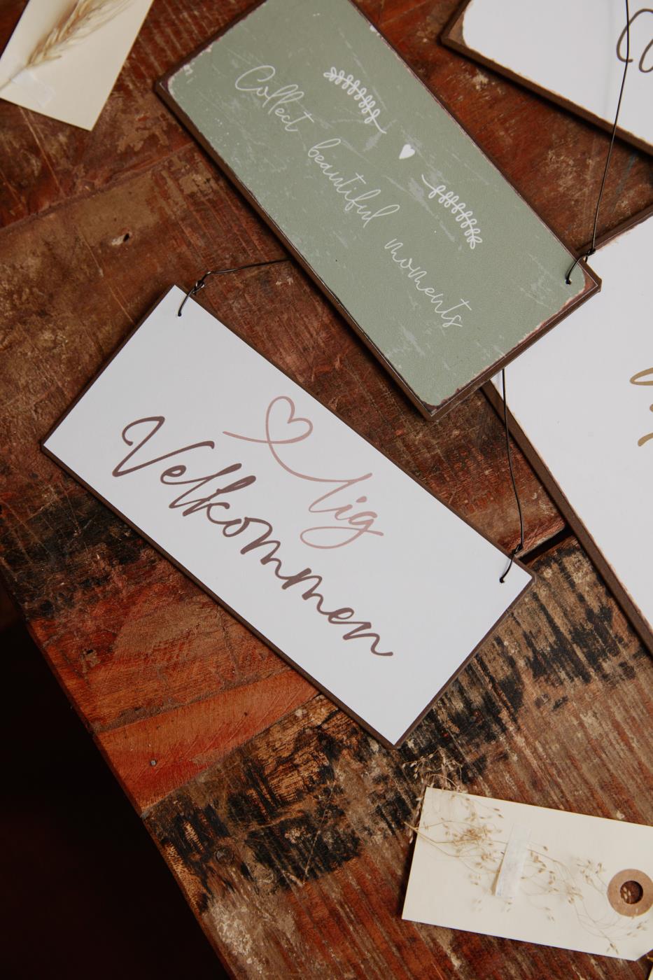 Ib Laursen - Metalschild "Collect beautiful moments"