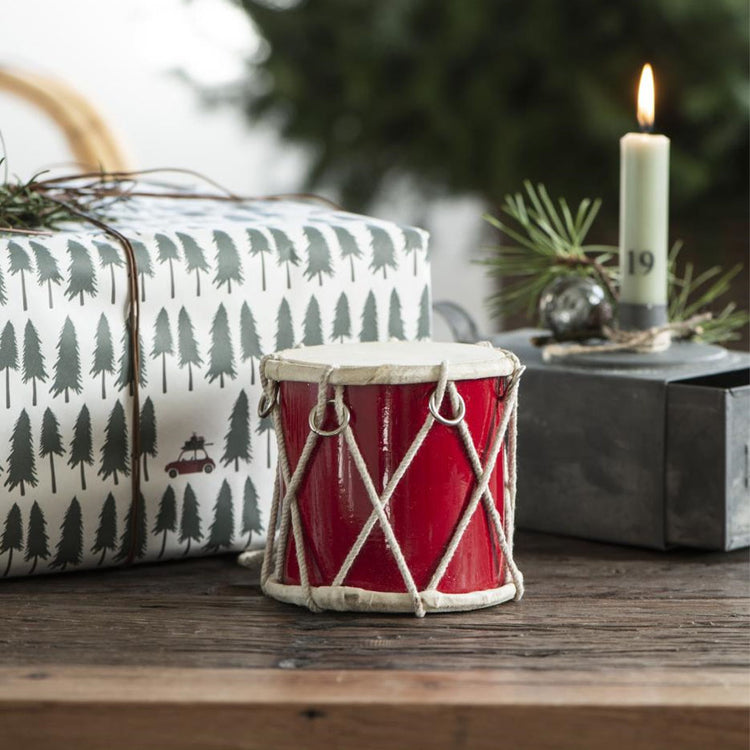 Weihnachtstrommeln zur Dekoration