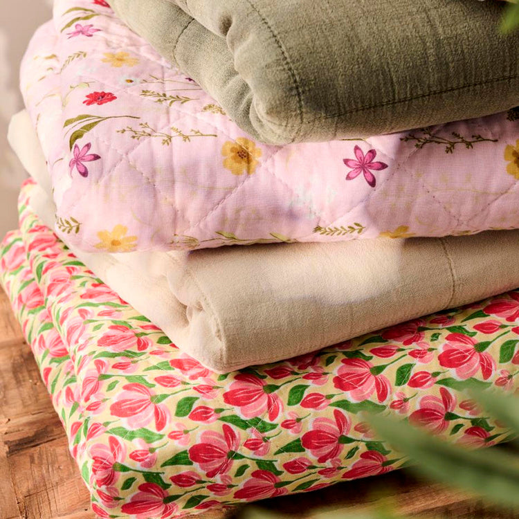 Quilts mit Motiven und Streifen