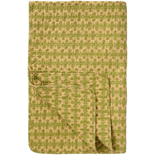 Ib Laursen – Quilt mit grünem Muster, 130 x 180 cm