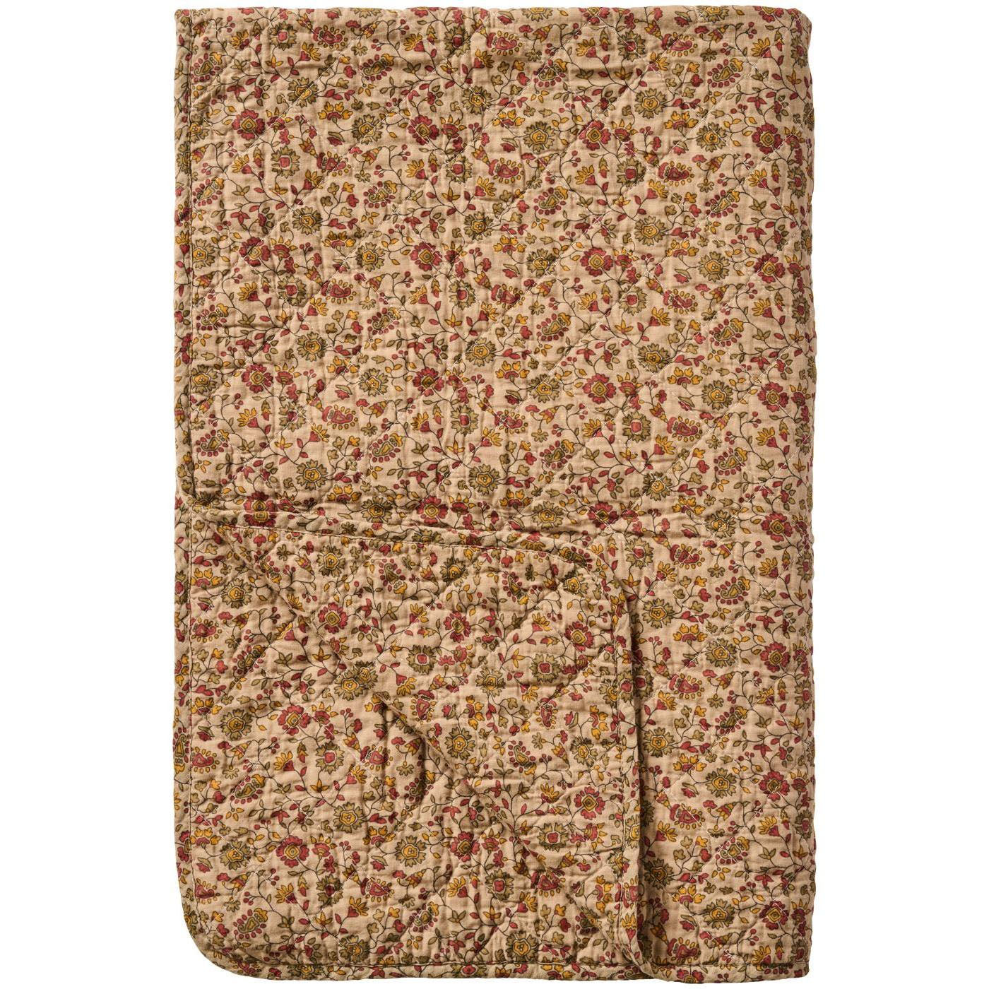 Ib Laursen Quilt Decke Tagesdecke Mit Orangen Und Blaue