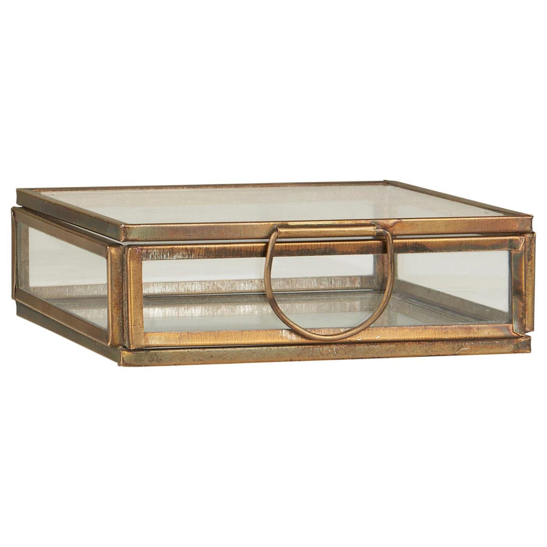 Ib Laursen - Glasbox mit Deckel niedriges Modell