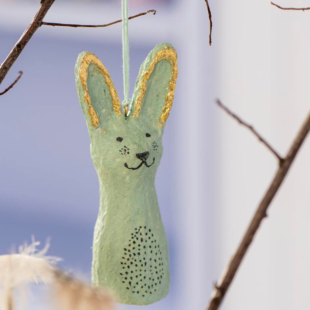 Ib Laursen - Osterhasen zum Aufhängen – Set mit 5 Stück in verschiedenen Farben