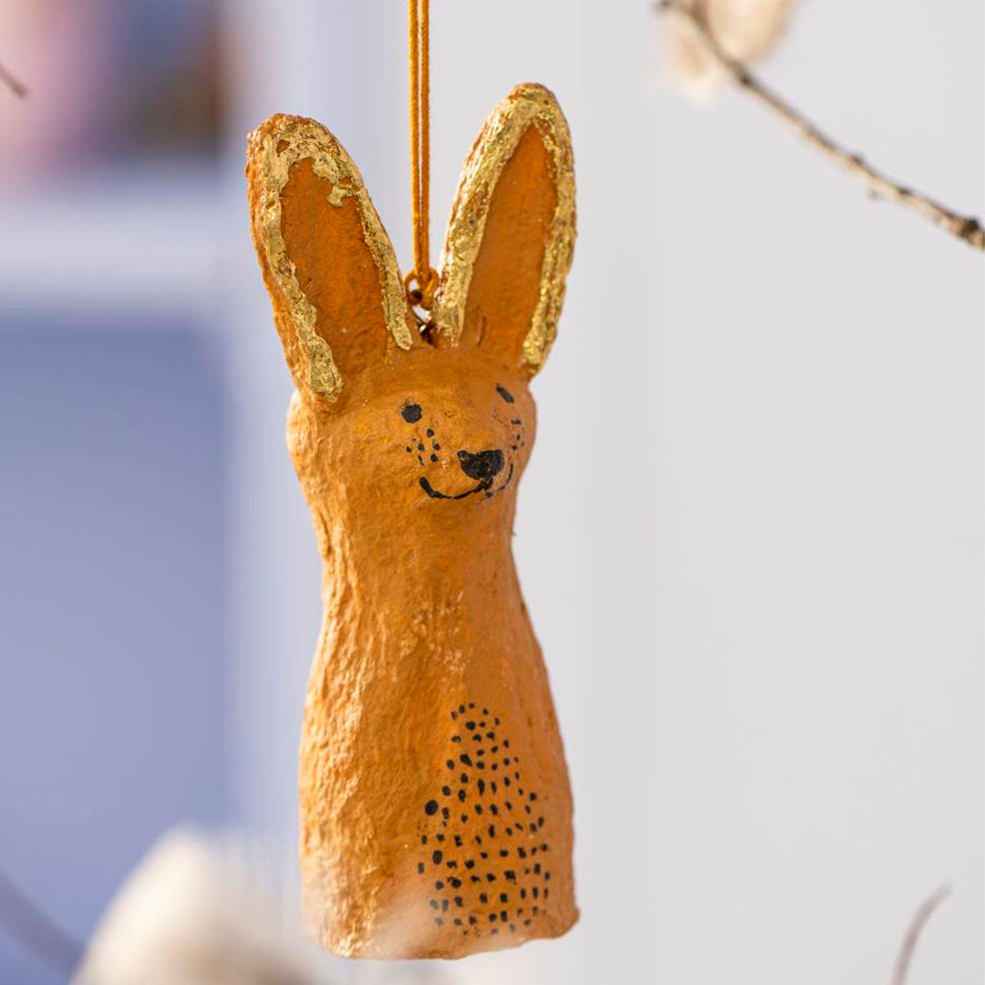 Ib Laursen - Osterhasen zum Aufhängen – Set mit 5 Stück in verschiedenen Farben