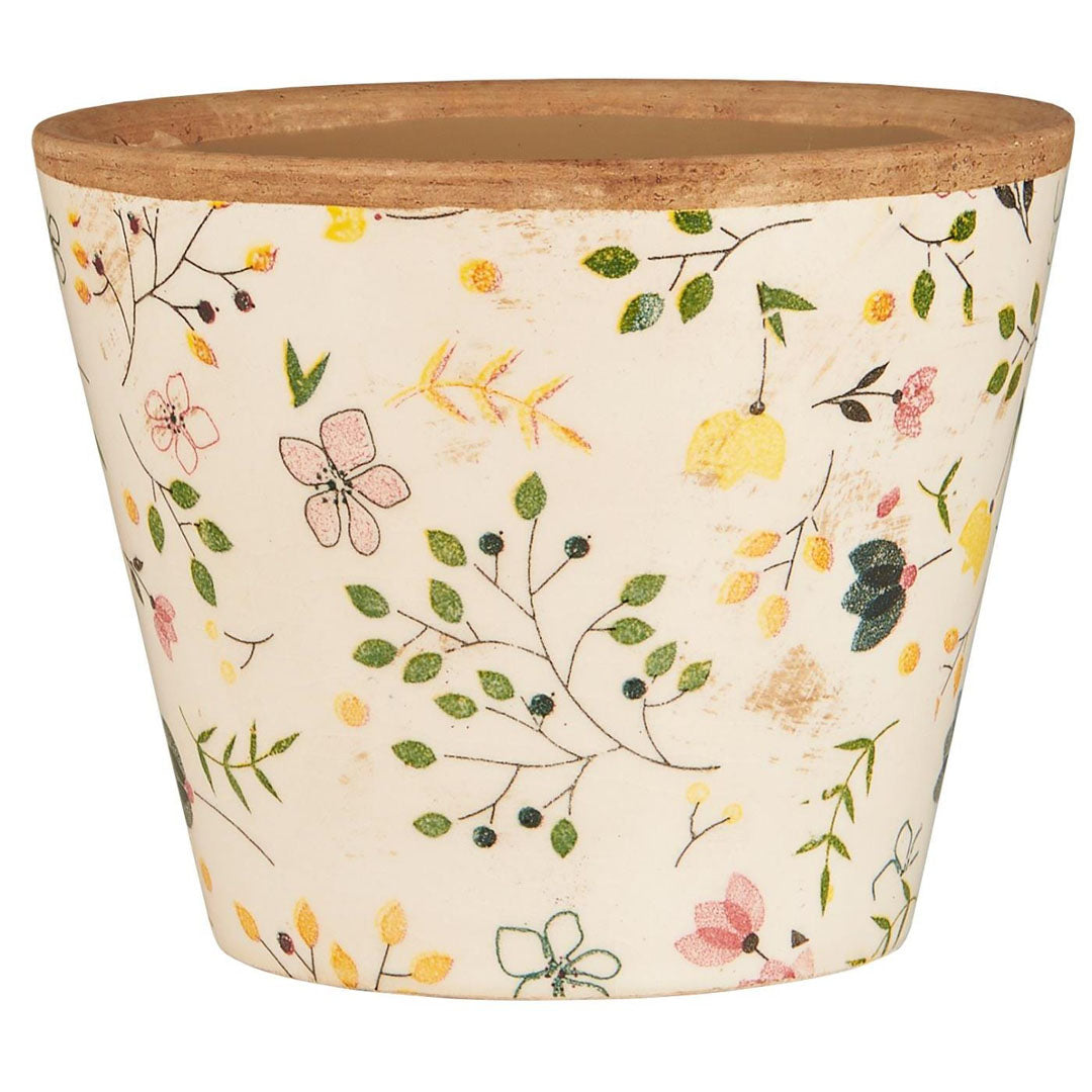 Ib Laursen – Übertopf Meadow Blossom – Konisch, H10,7 Ø13,1 cm – Klein