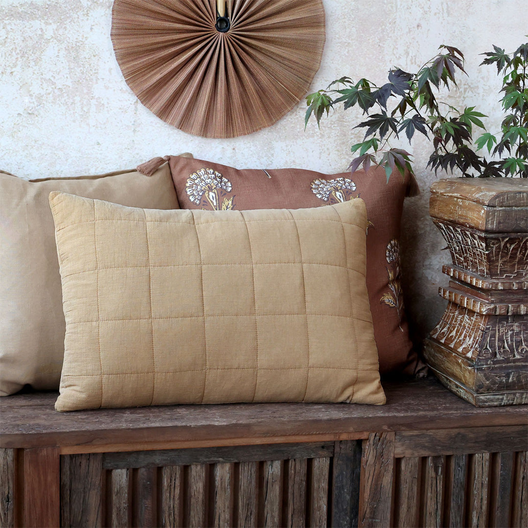 Chic Antique - Aix Kissenbezug Honig 40 x 60 cm
