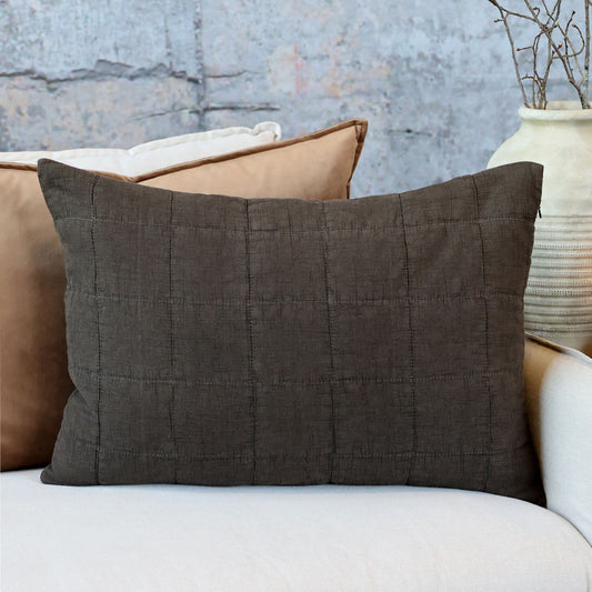 Chic Antique – Aix Kissenbezug Mocca 40 × 60 cm