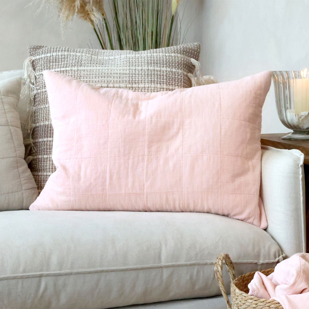 Chic Antique – Aix Kissenbezug Rosa 40 × 60 cm