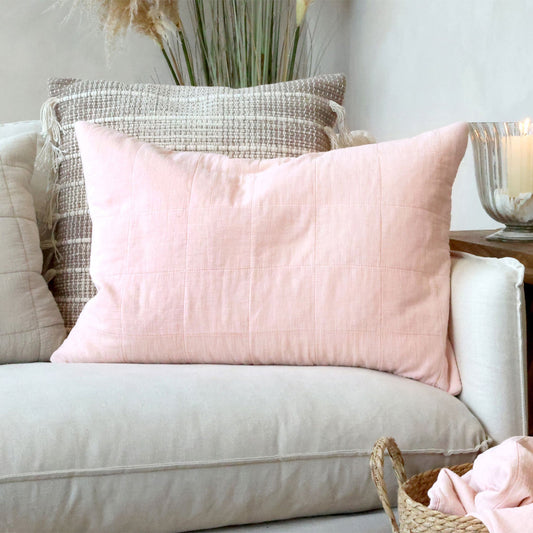 Chic Antique – Aix Kissenbezug Rosa 40 × 60 cm