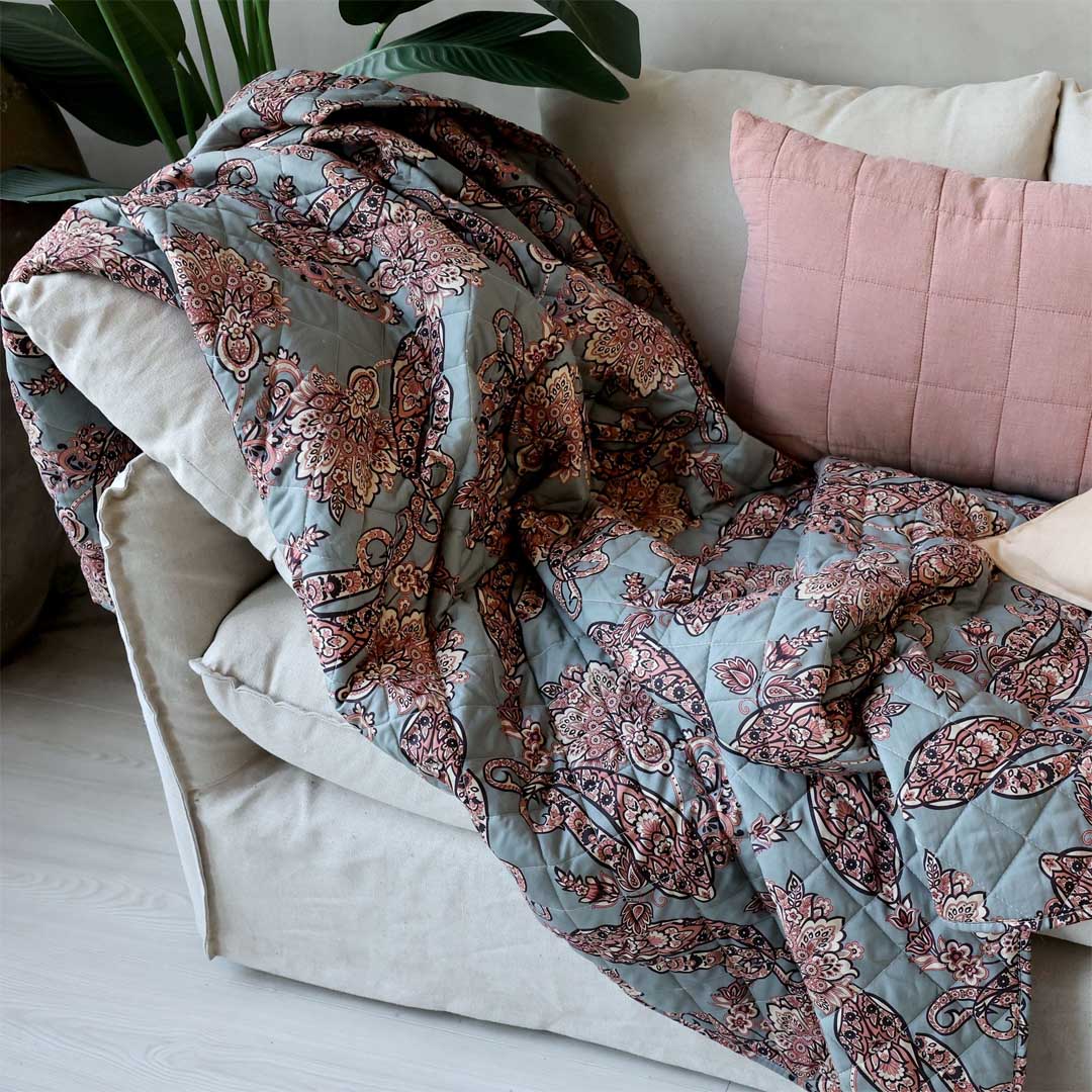 Chic Antique - Quilt mit Paisleymuster 130x180 cm