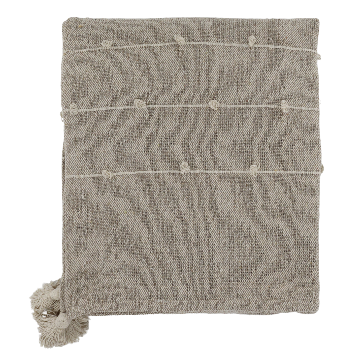Chic Antique Aix Tagesdecke aus Restgarn – Latte L260/B240 cm