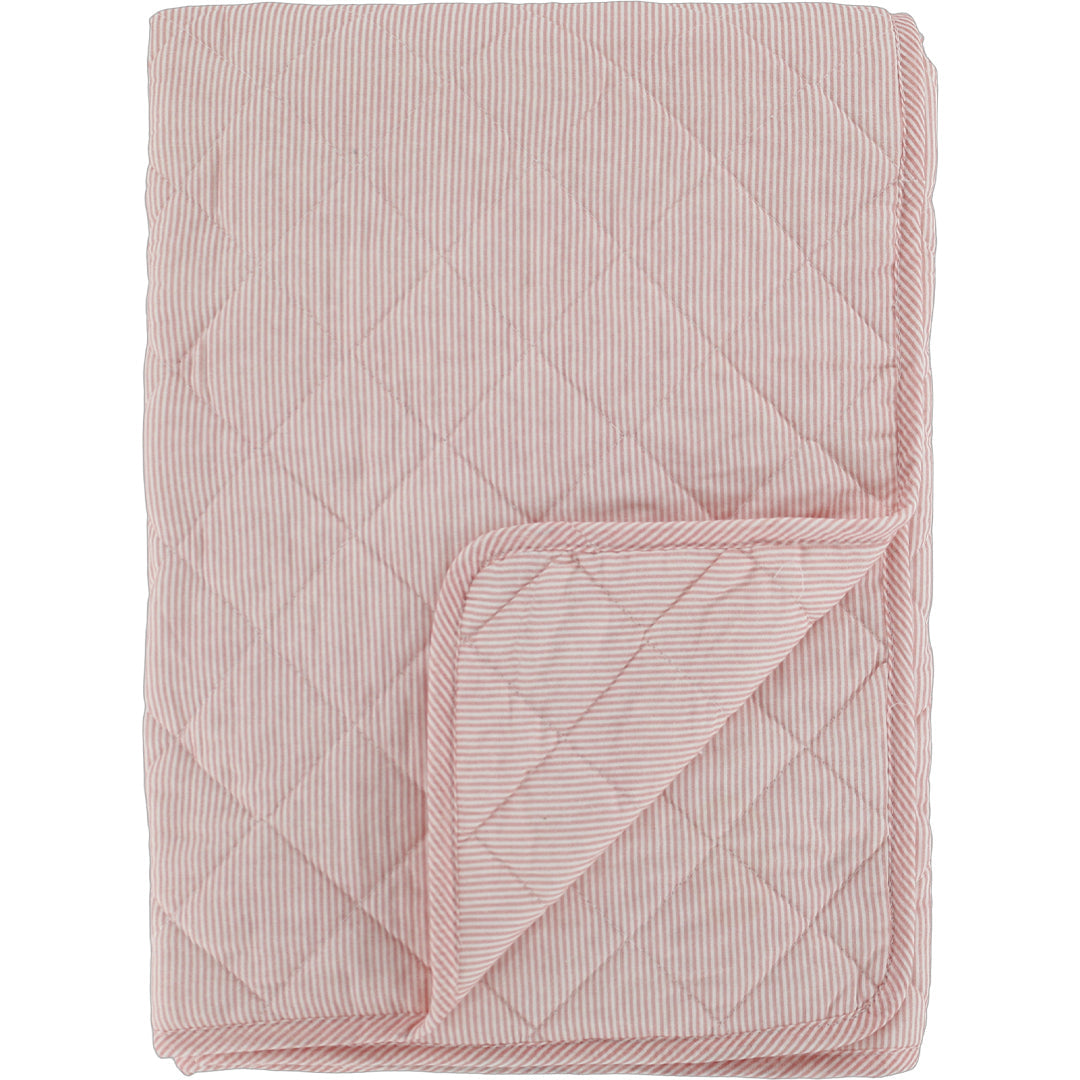 Chic Antique – Vintage Quilt Steppdecke mit Milchjungenstreifen 130 × 180 cm