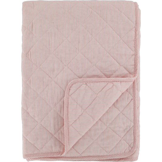 Chic Antique – Vintage Quilt Steppdecke mit Milchjungenstreifen 130 × 180 cm