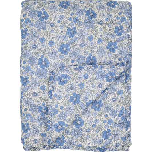 Chic Antique – Vintage Quilt Steppdecke mit Blumen 130 × 180 cm.