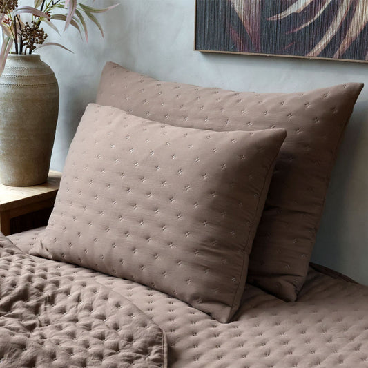 Aix Soft Kissenbezug – Walnuss – 50 × 70 cm
