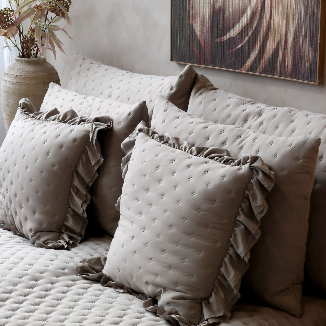 Aix Soft Kissenbezug – Latte – 50 × 70 cm