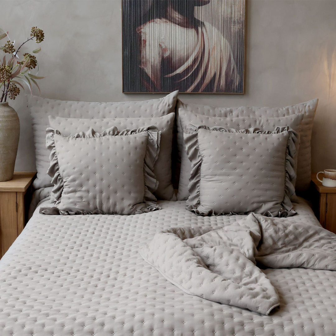 Aix Soft Kissenbezug – Latte – 50 × 70 cm