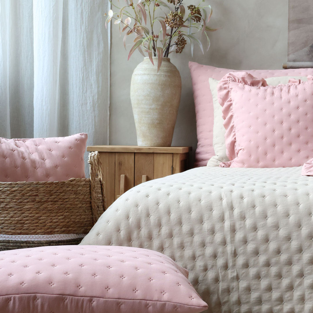 Aix Soft Kissenbezug – Old Rose – 50 × 70 cm