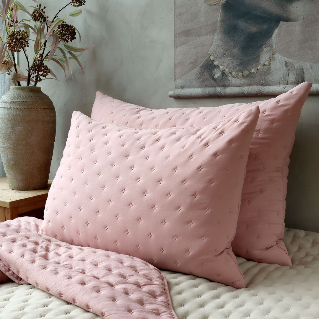 Aix Soft Kissenbezug – Old Rose – 50 × 70 cm