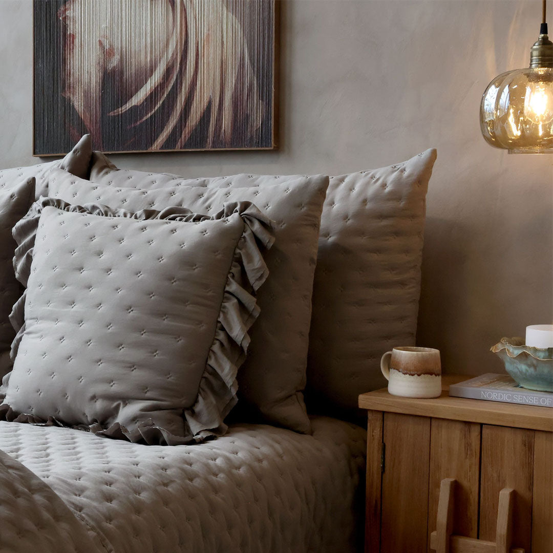Aix Soft Kissenbezug – Latte – 60 × 90 cm