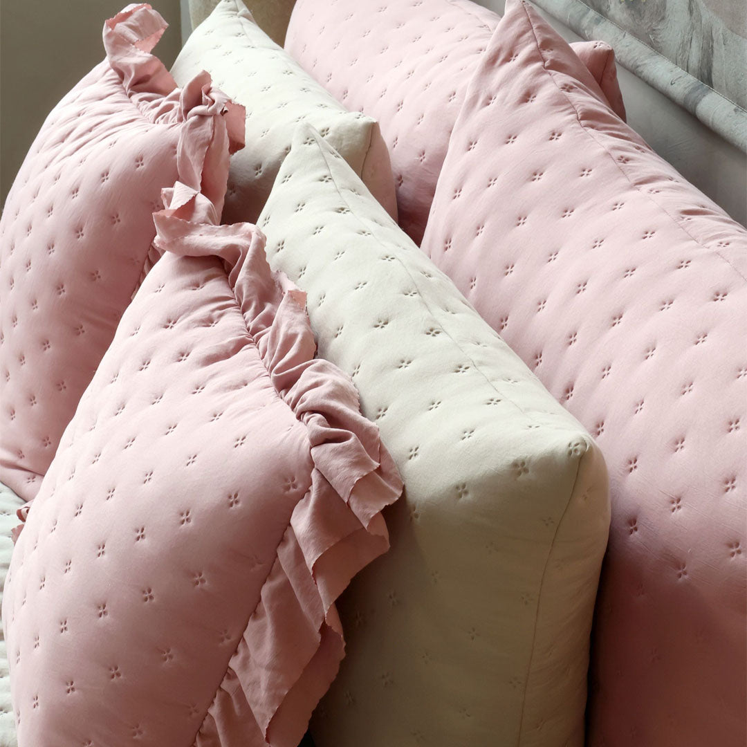 Aix Soft Kissenbezug – Old Rose – 60 × 90 cm