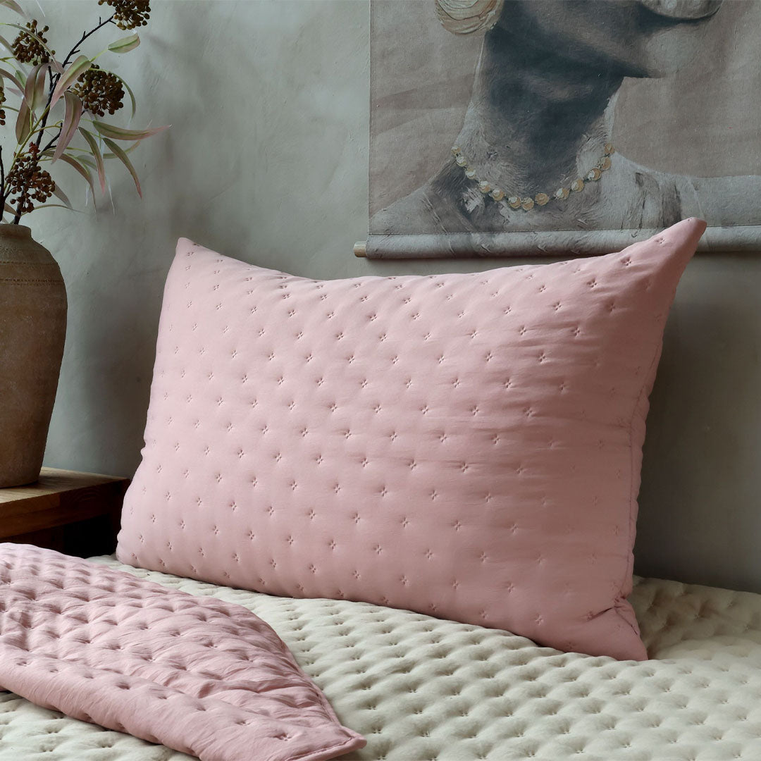 Aix Soft Kissenbezug – Old Rose – 60 × 90 cm