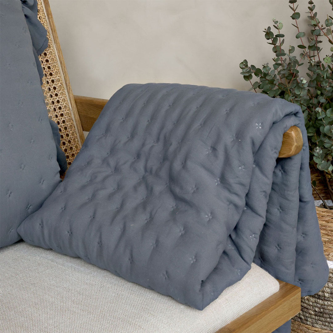 Aix Soft Quilt – Midnight – 130 × 180 cm
