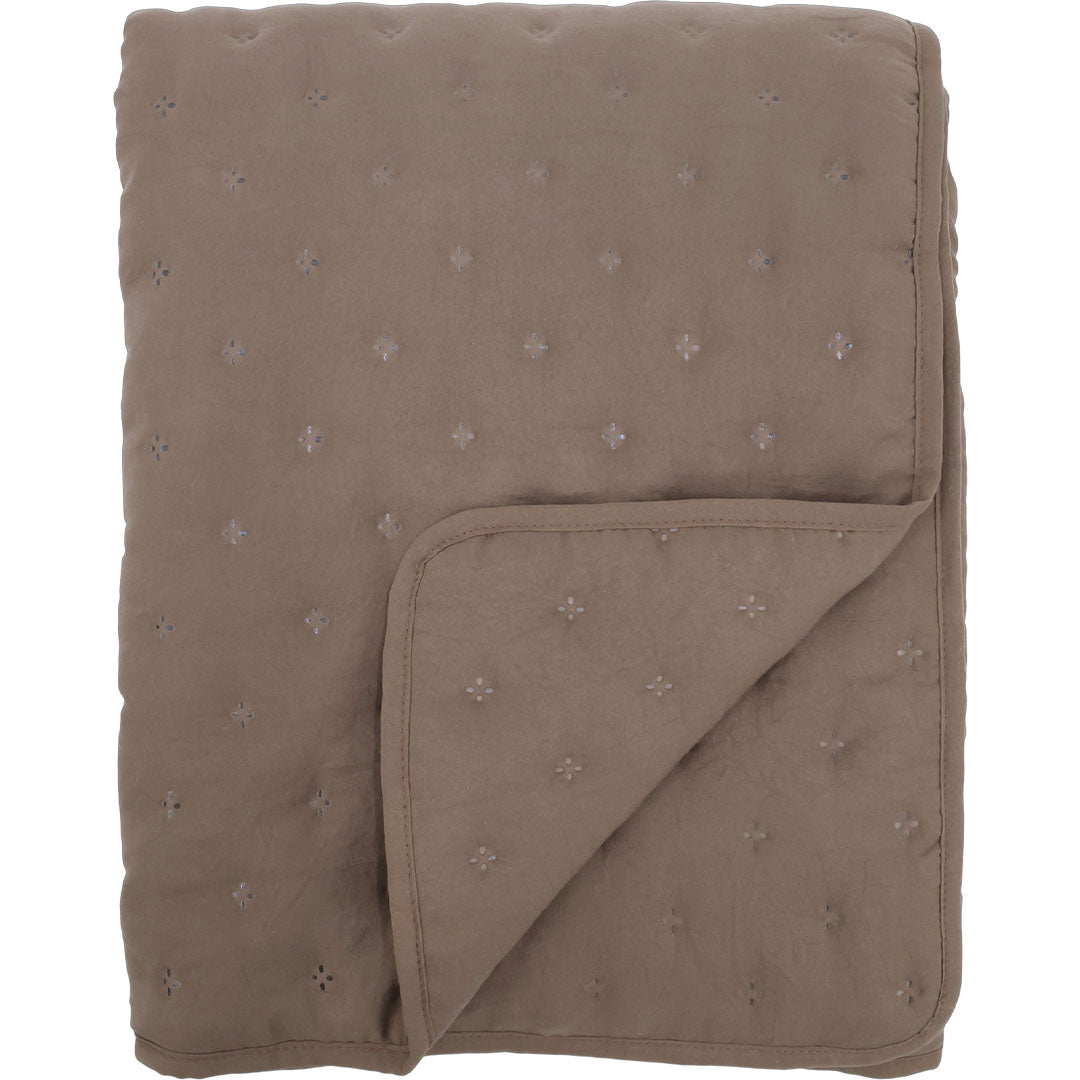Aix Soft Quilt – Walnuss – 130 × 180 cm