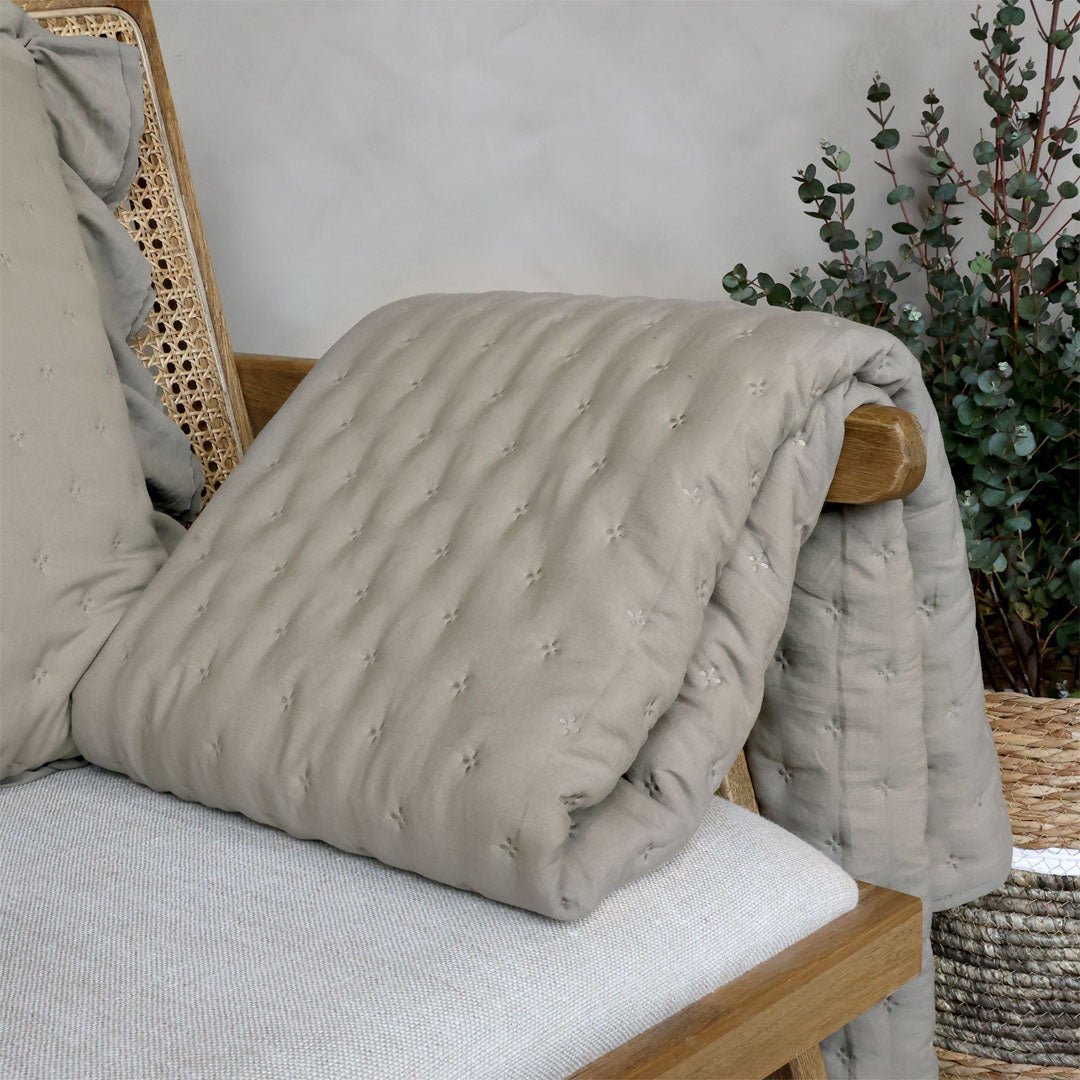Aix Soft Quilt – Latte – 130 × 180 cm
