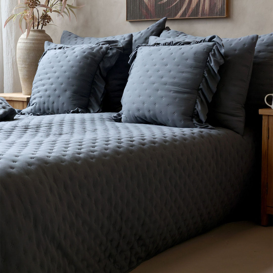 Aix Soft Quilt Tagesdecke – Midnight – 240 × 260 cm