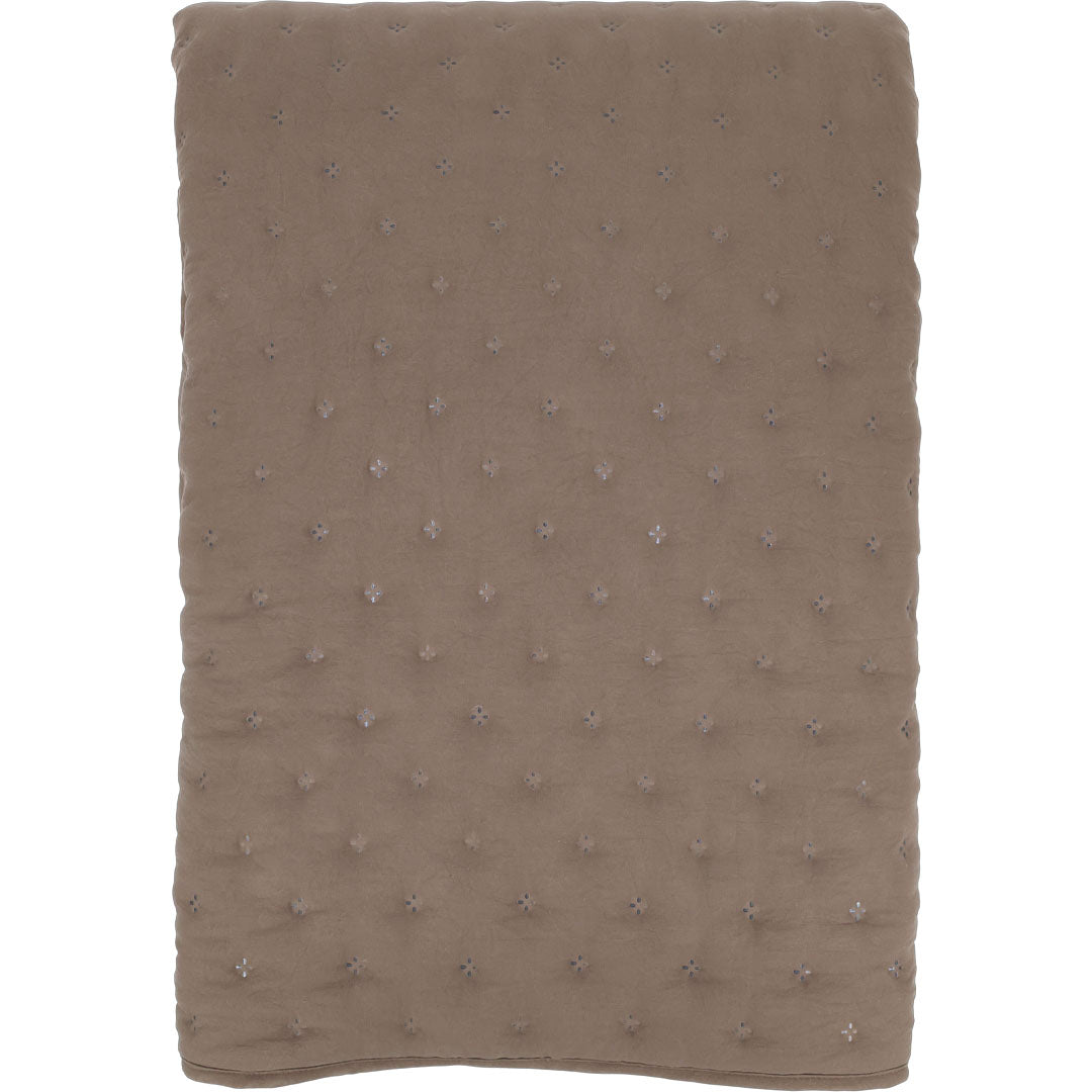 Aix Soft Quilt Tagesdecke – Walnuss – 240 × 260 cm