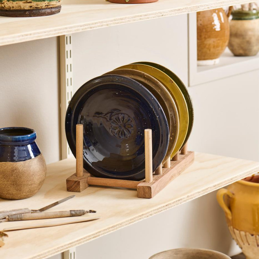 Ib Laursen – Halter aus Akazienholz – für Teller und Schneidebretter