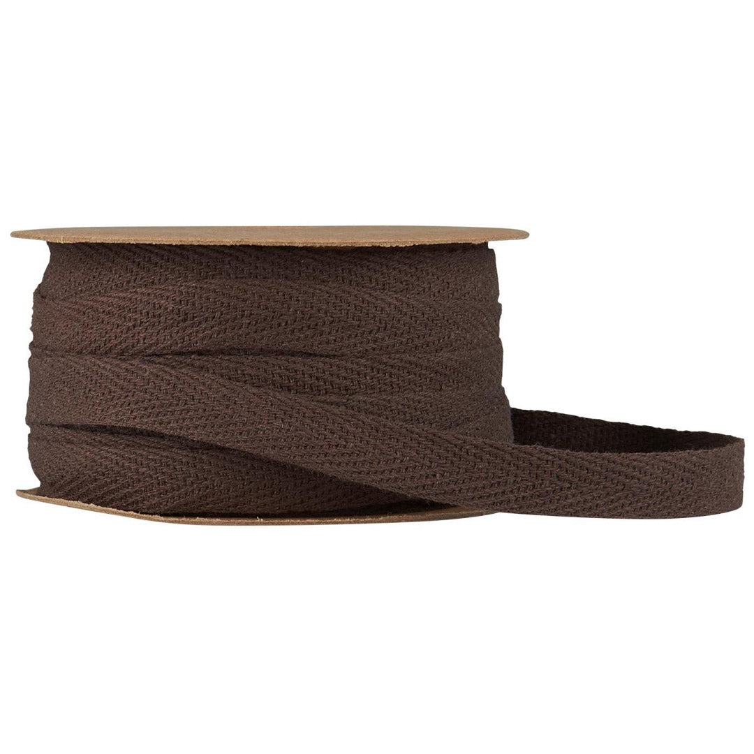 Ib Laursen - Baumwollband auf Rolle – 5 m, Mocca