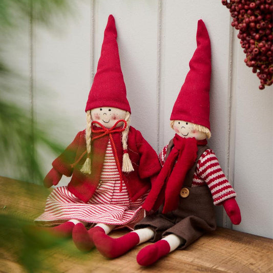 Ib Laursen – Wichtel 2er-Set Lotte & Leo – My Nostalgic Christmas