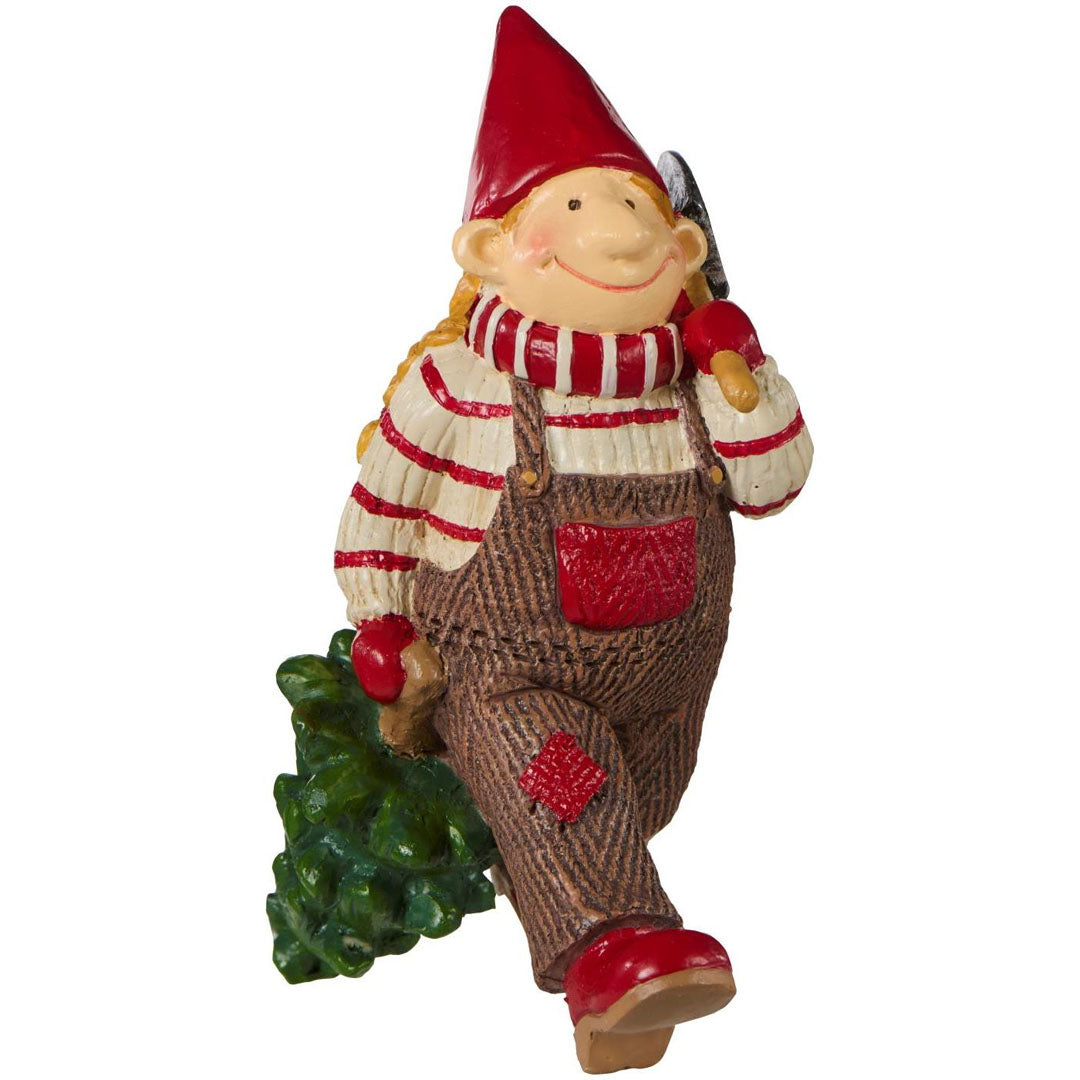 Ib Laursen – Ribe-Wichtel Freja mit Weihnachtsbaum