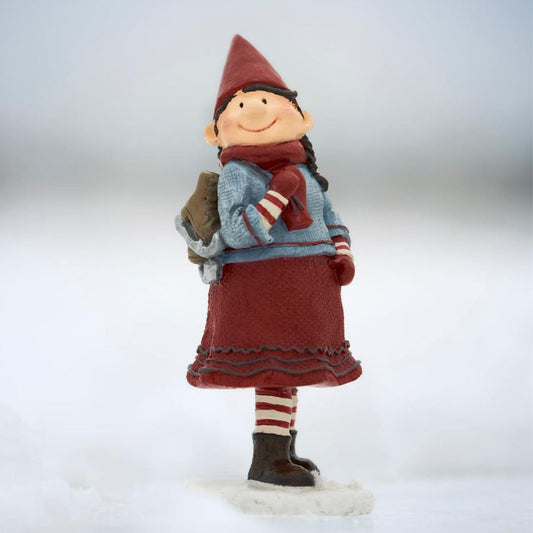 Ib Laursen – Ribe-Wichtel Dagny mit Schlittschuhen