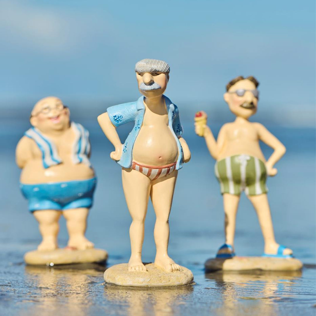 Ib Laursen – Strandkönige – Männer in Badebekleidung · 5 Figuren
