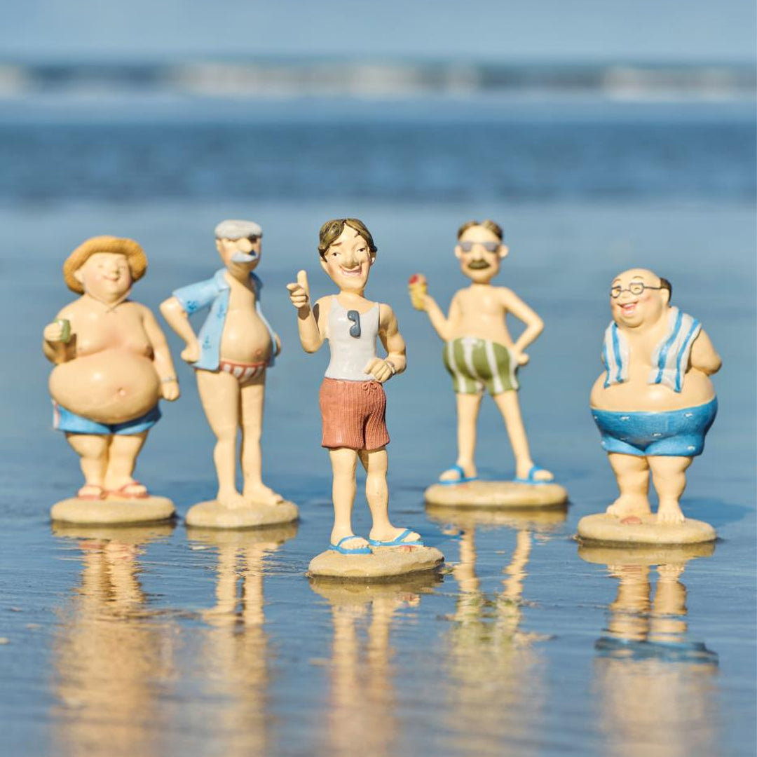 Ib Laursen – Strandkönige – Männer in Badebekleidung · 5 Figuren