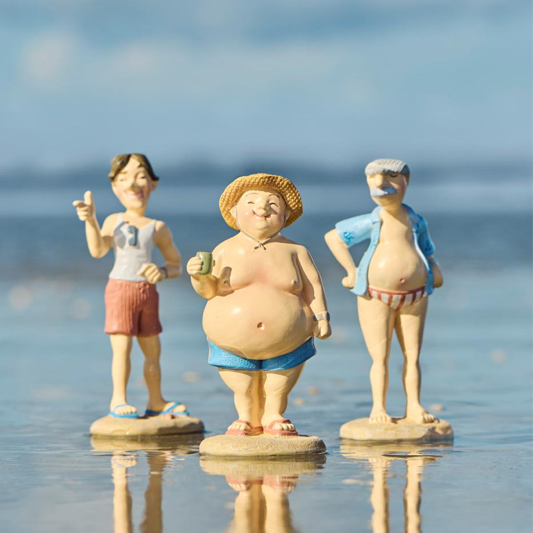 Ib Laursen – Strandkönige – Männer in Badebekleidung · 5 Figuren