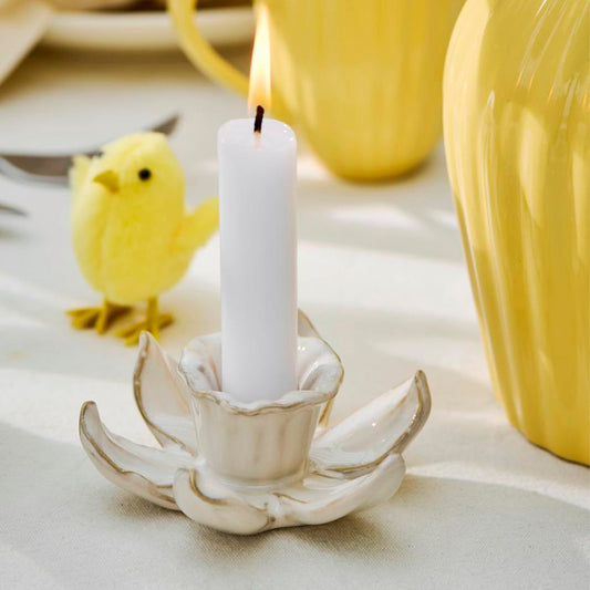 Ib Laursen - Kerzenhalter für 2,2 cm Kerze Daffodils Butter Cream